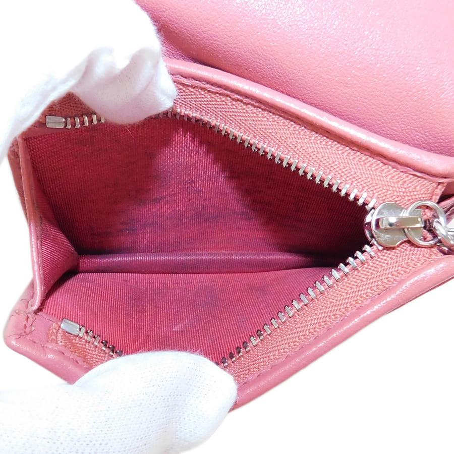 GUCCI（グッチ） コンパクト財布 760317 レッド系 レザー インター