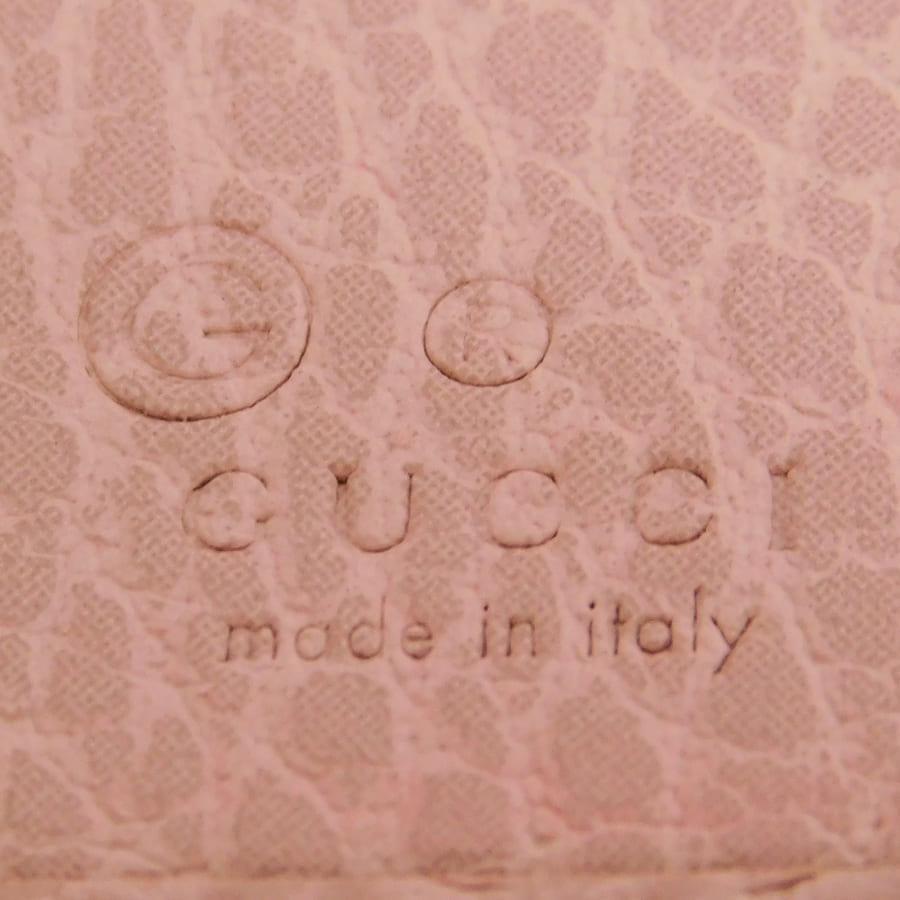 GUCCI（グッチ） 長財布 346058 ブラウン×ピンク系 キャンバス×レザー