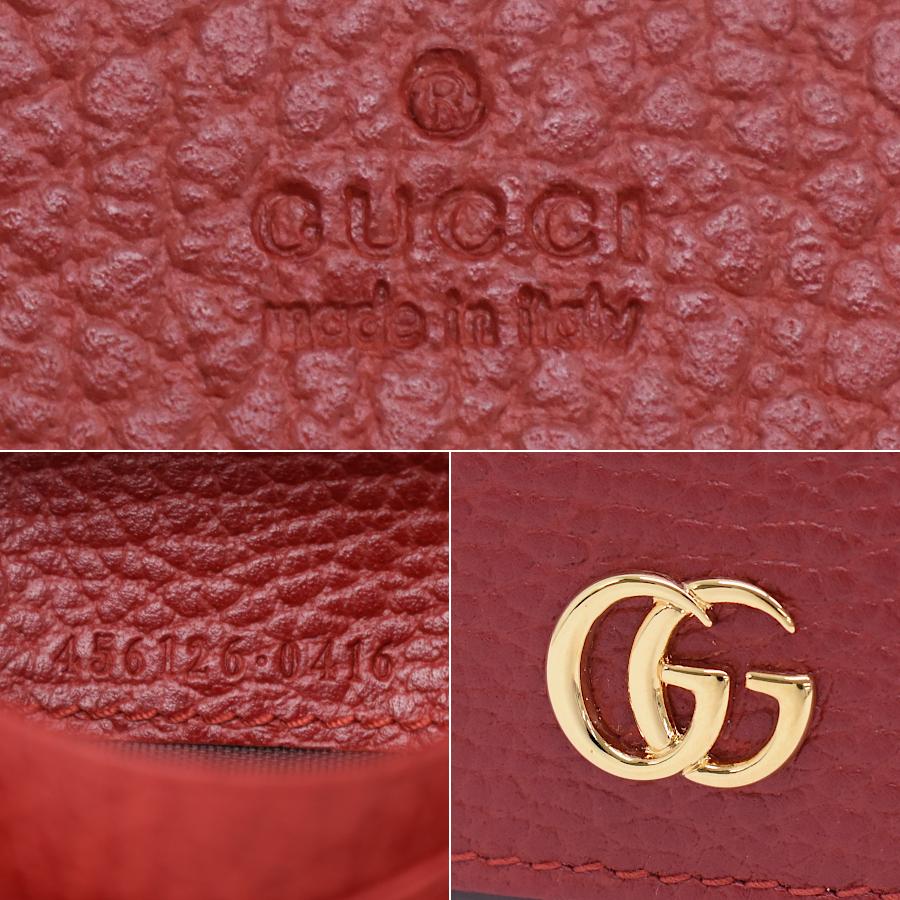 GG 新品同様 グッチ カードケース ウォレット 二つ折り財布 456126