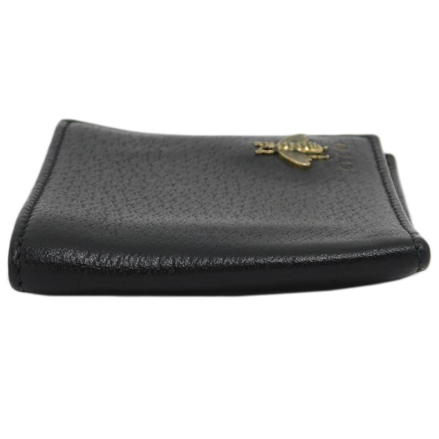 GUCCI（グッチ） 札入れ 523664・0416 ブラック系 レザー アニマリエ