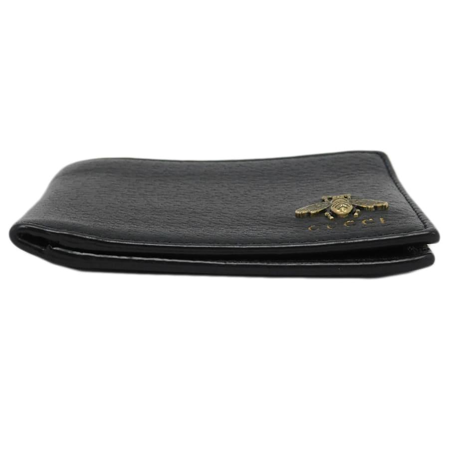 GUCCI（グッチ） 札入れ 523664・0416 ブラック系 レザー アニマリエ