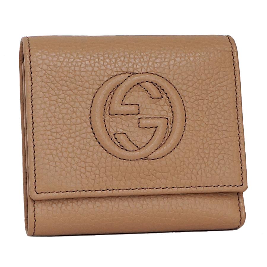 グッチ SOHO インターロッキング 三つ折り財布 598207 GUCCI  
