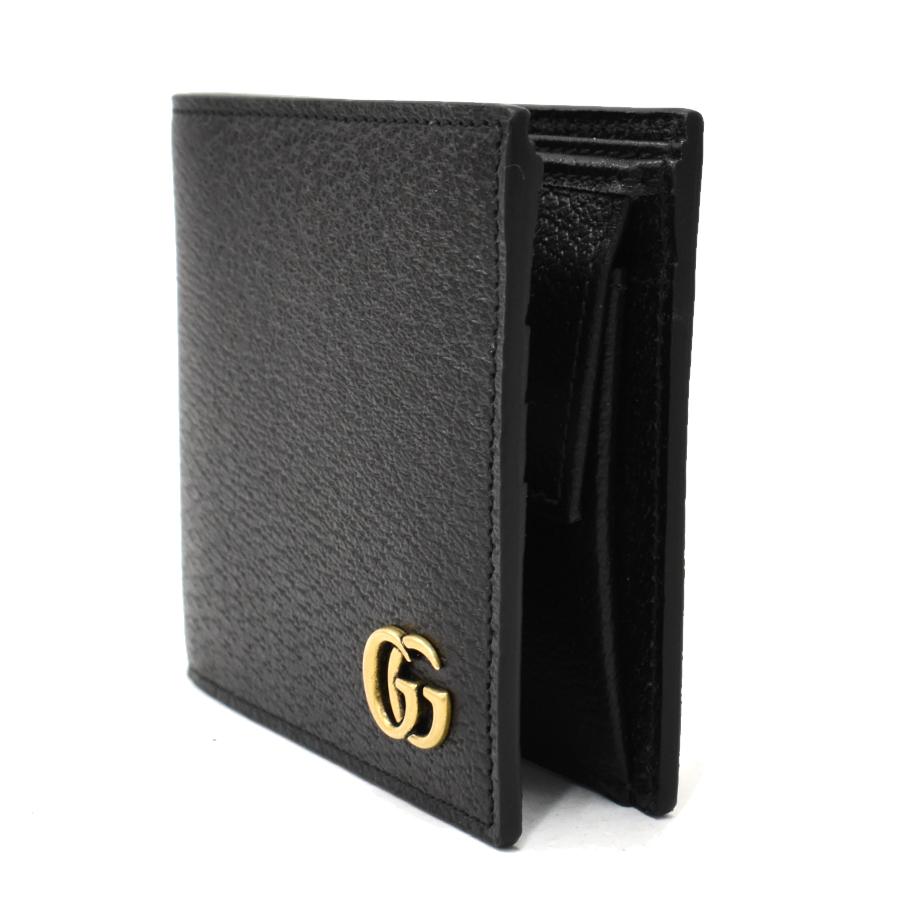 未使用品 グッチ 二つ折り財布 GGマーモント コインウォレット 428725  