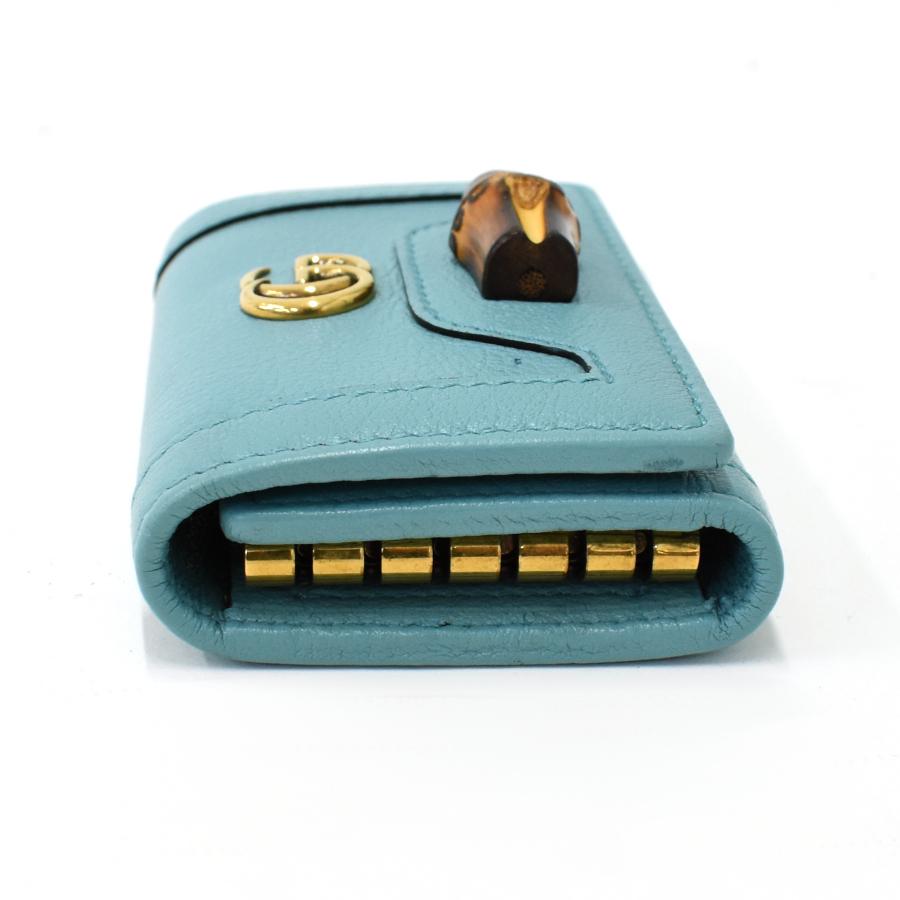 【限定価格】GUCCI バンブー GGマーモント 6連キーケース バンブー グッチ 6連キーケース 658636 ダイアナ GGマーモント レザー