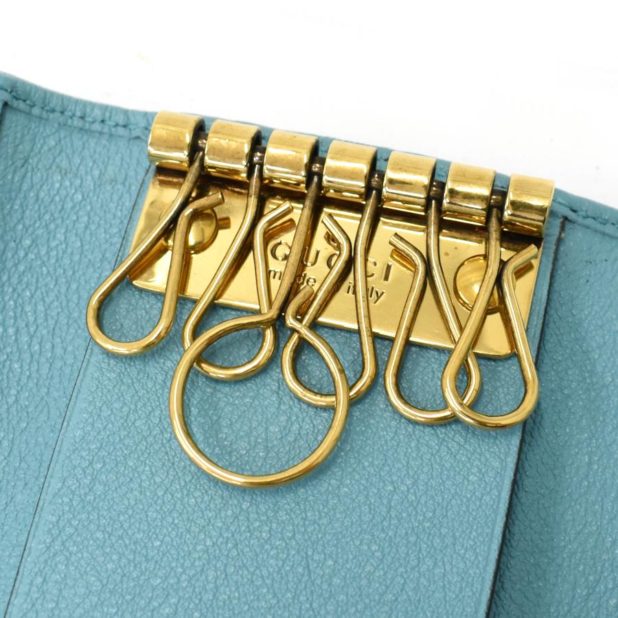 【限定価格】GUCCI バンブー GGマーモント 6連キーケース バンブー グッチ 6連キーケース 658636 ダイアナ GGマーモント レザー