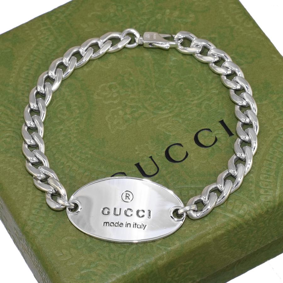 GUCCI グッチ　ブレスレット　17号 GUCCI（グッチ） 新品同様 トレードマーク チェーン ブレスレット #17