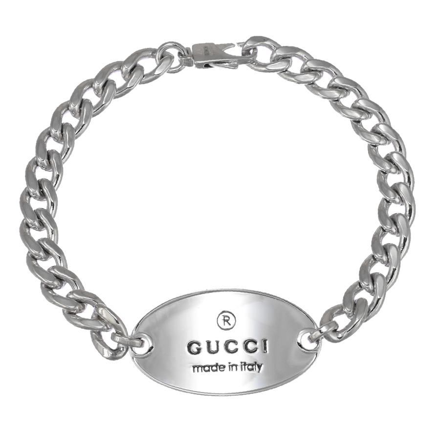 GUCCI シルバーチェーンブレスレット 925 17号 GUCCI シルバーチェーンブレスレット 925 17号 GUCCI グッチ