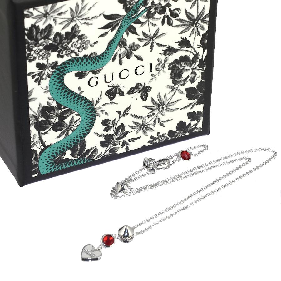 GUCCI 新品同様 グッチ トレードマーク ハート ペンダント
