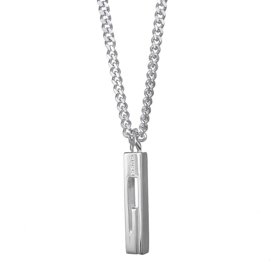 GUCCI（グッチ）ブランデッドG ネックレスです。 GUCCI（グッチ） 新品同様 ブランデッドG ペンダント ネックレス