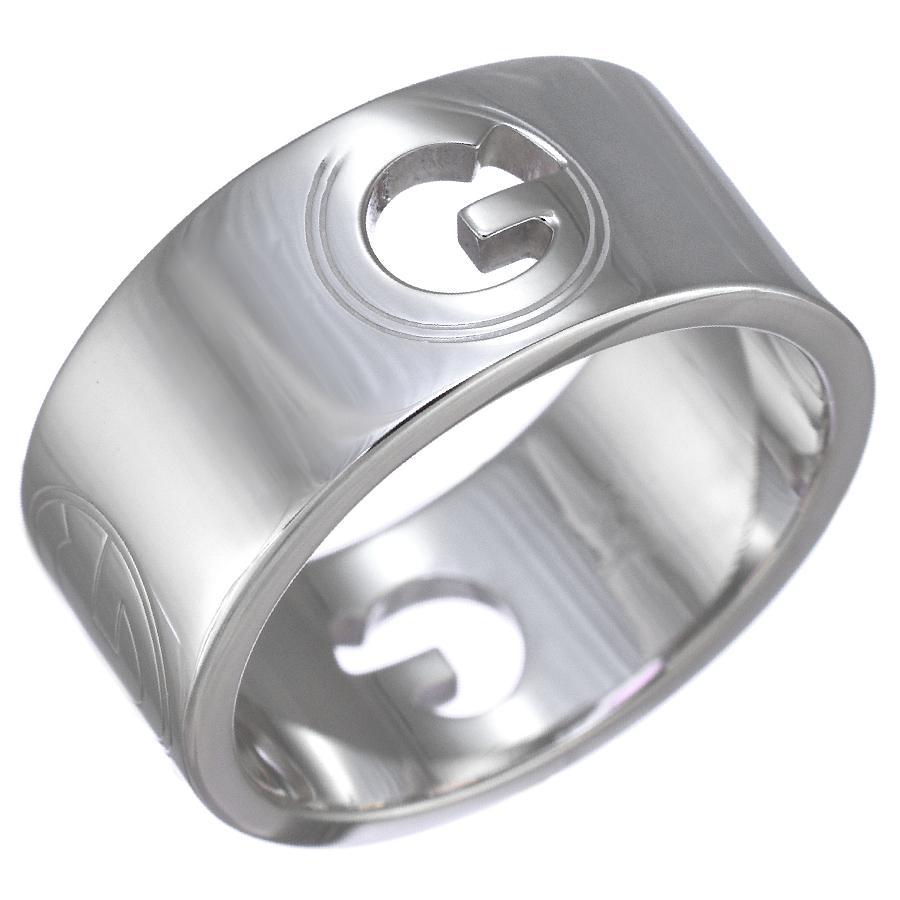 GUCCI（グッチ） 新品同様 Gロゴ バンド リング 指輪 スターリング