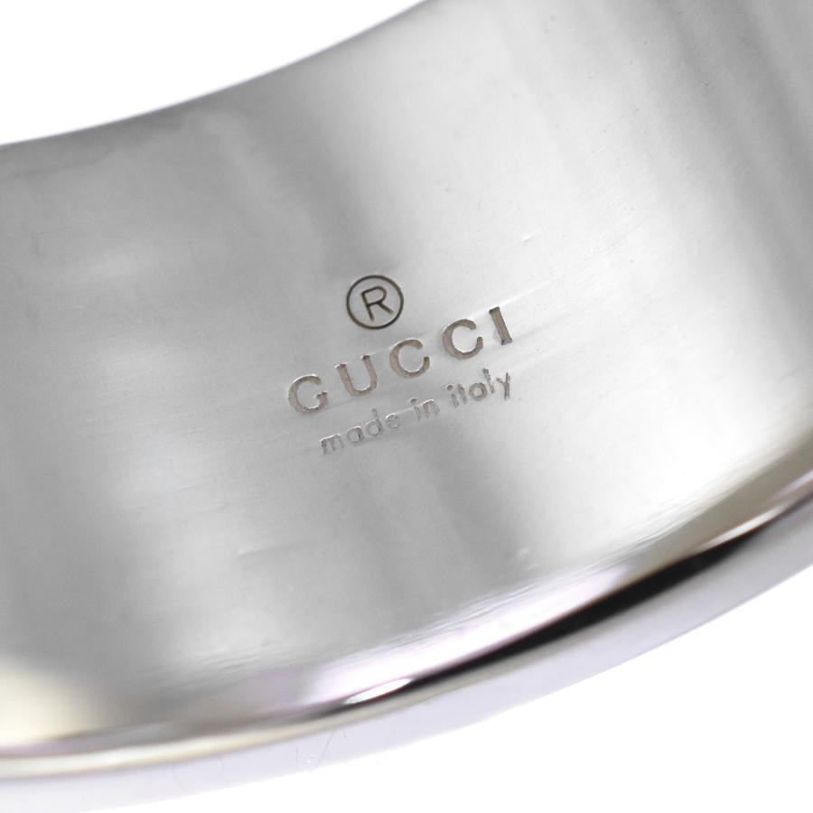 GUCCI（グッチ） 新品同様 Gロゴ バンド リング 指輪 スターリング