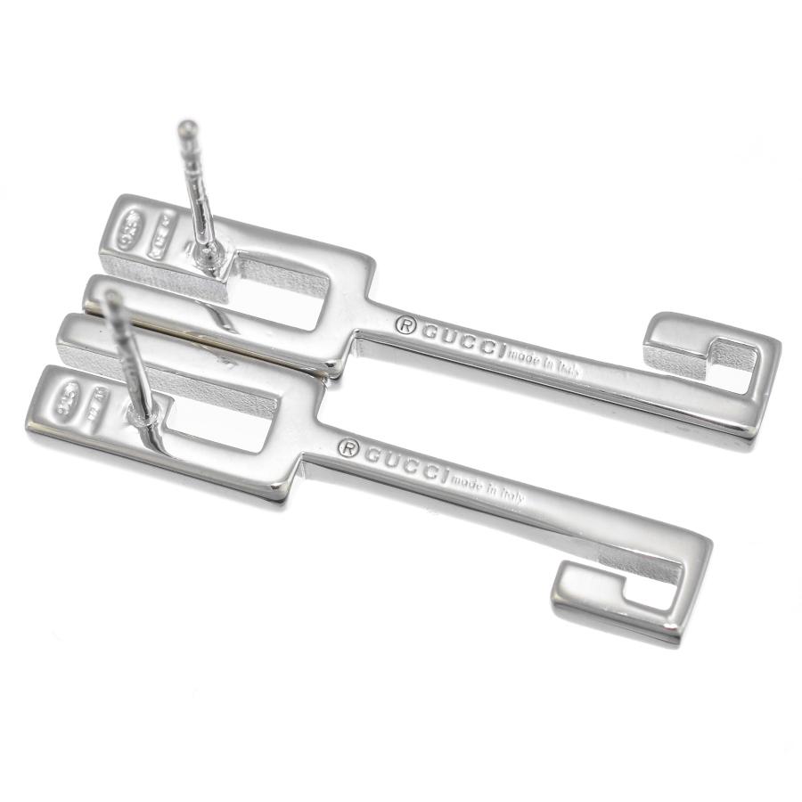 GUCCI 新品同様 グッチ Gロゴ キーモチーフ ピアス 両耳用