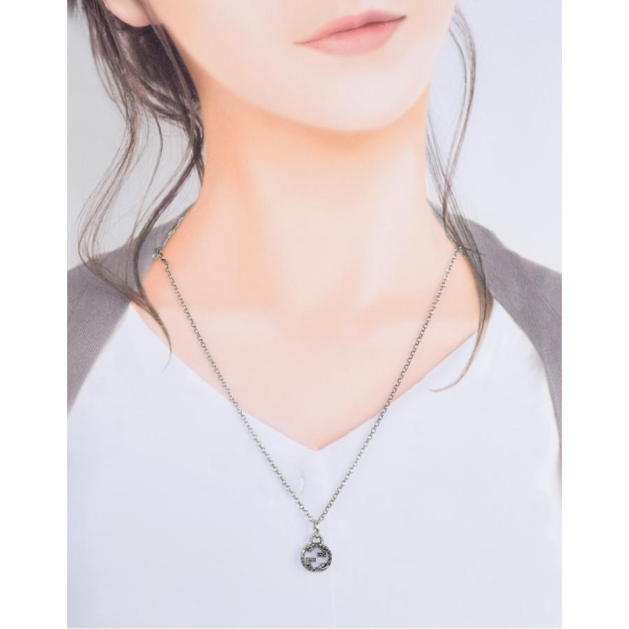 GUCCI アラベスク　シルバー ロゴペンダント ネックレス 楽天市場】【ギフト品質】グッチ GUCCI ネックレス GGマーモント