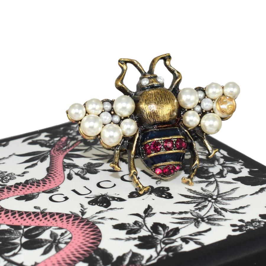 GUCCI（グッチ） 新品同様 ビー 蜂 リング 指輪 インターロッキングG