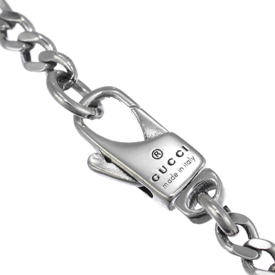 GUCCI gucci グッチ ミケーレ期 BEE 蜂 ネックレス シルバー Gucci Sterling Silver Signature Bee Dogtag Necklace, 24 inch