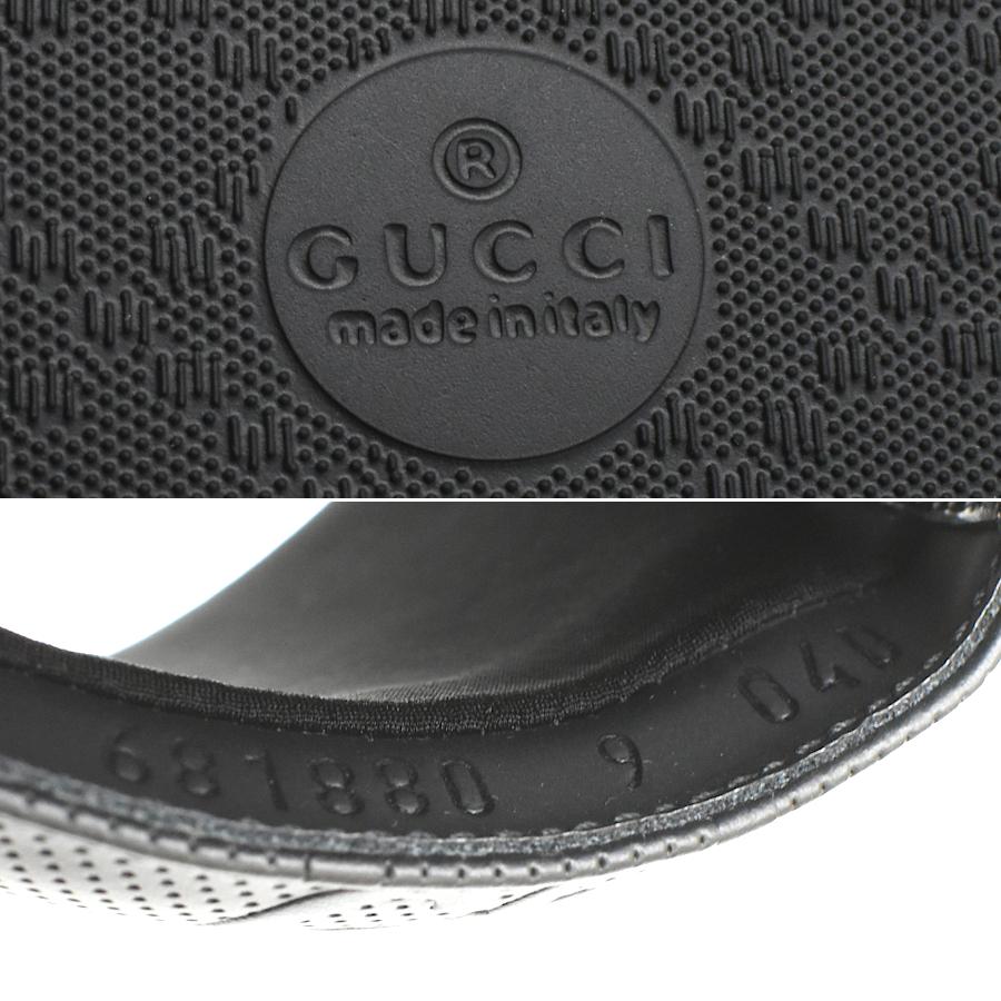 ミー ✨GUCCI グッチ GG スライドサンダル スライダー　ブラック GUCCI グッチ インターロッキングG スライドサンダル ラバー