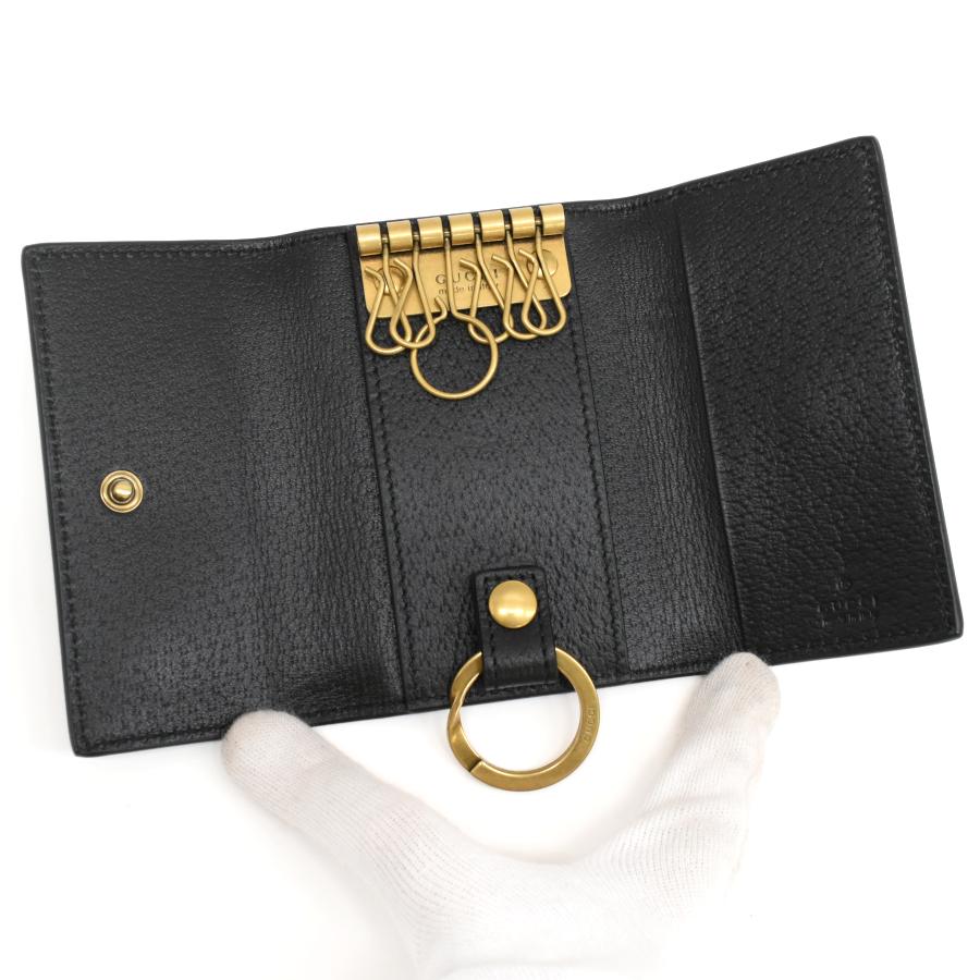 GG Marmont グッチ キーケース 6連 435305 GGマーモント ダブルG PVC