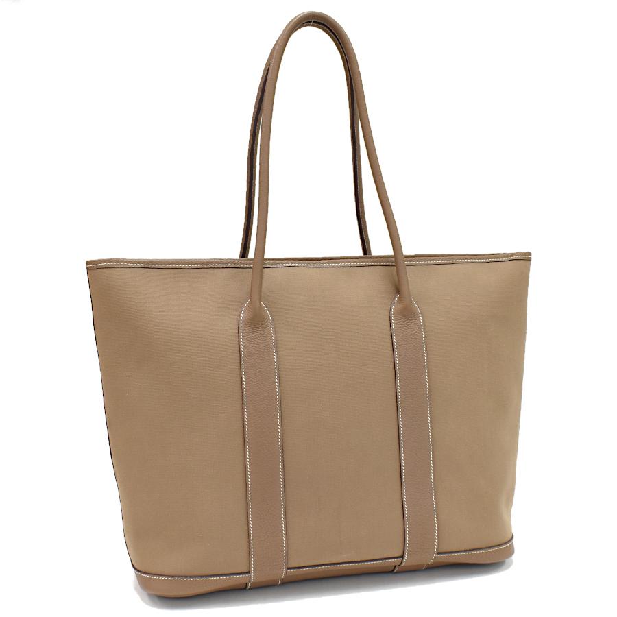 エルメス ガーデンジップ MM トートバッグ ショルダーバッグ □M刻印  