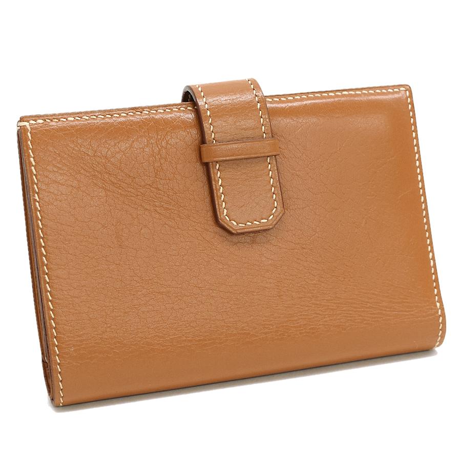 ◇エルメス◇レザー/ジェラ/ウォレット/二つ折り財布/ブランド 