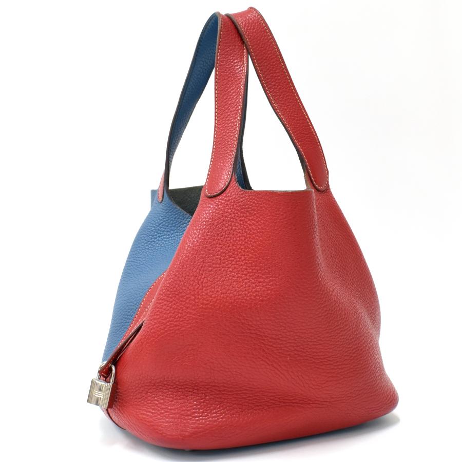 HERMES ピコタンロックMM ハンドバッグ ピコタン エルメス ピコタンロック MM ハンドバッグ □P刻印 トリヨン