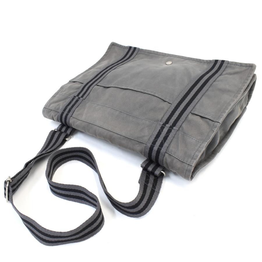 ★美品★ HERMES エルメス フールトゥ バサス MM 斜め掛けOK HERMES（エルメス） バサスMM フールトゥ 斜め掛け 100％コットン
