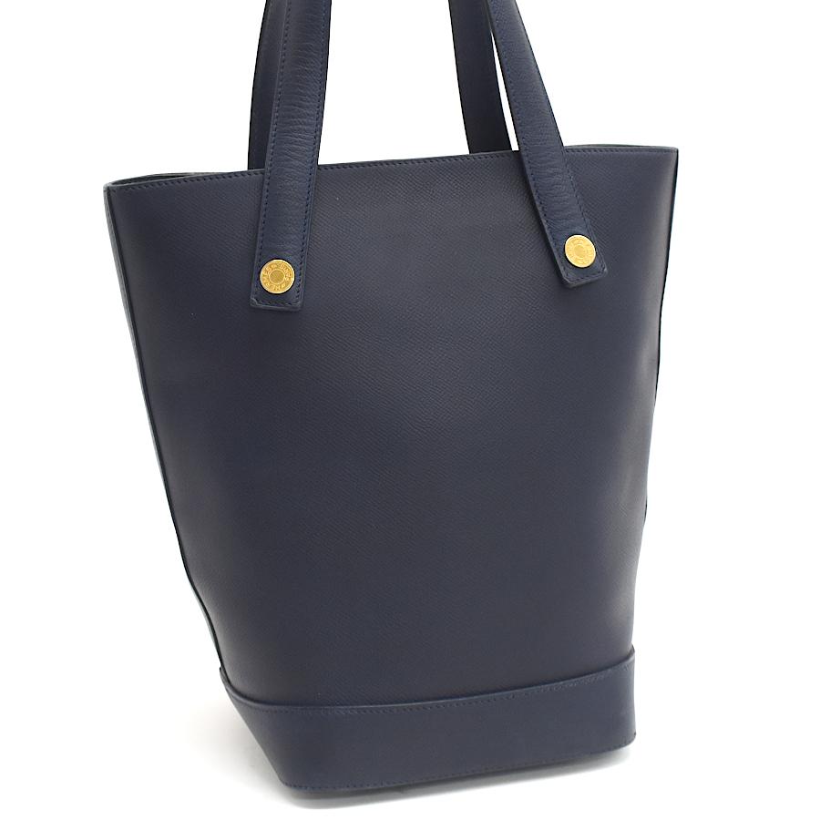 HERMES（エルメス） ソルボンヌ トートバッグ ○W刻 レザー ネイビー
