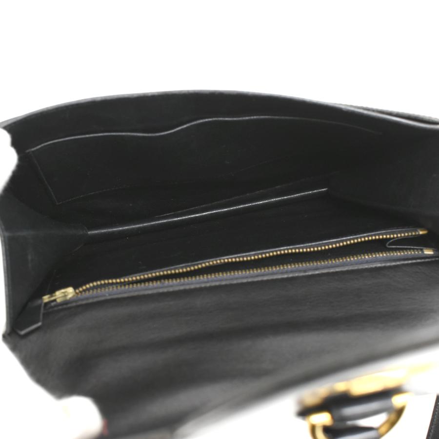 HERMES（エルメス） サンドリーヌ ショルダーバッグ レザー ブラック