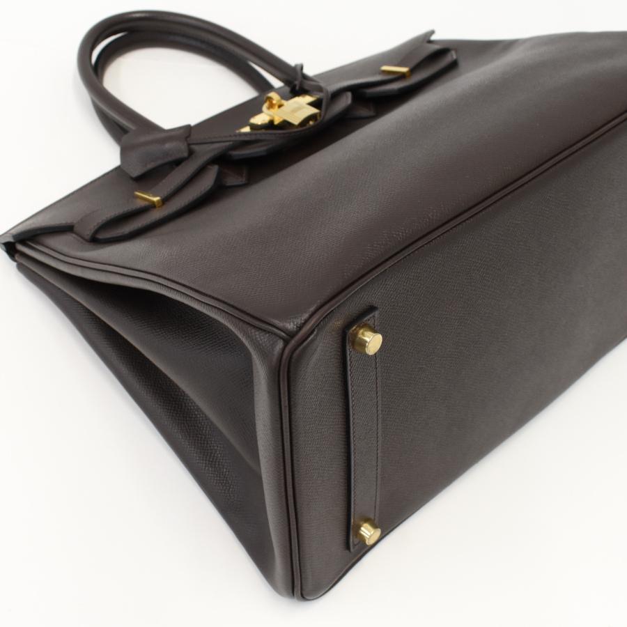 Birkin エルメス バーキン35 ハンドバッグ □B刻印 クシュベル レザー
