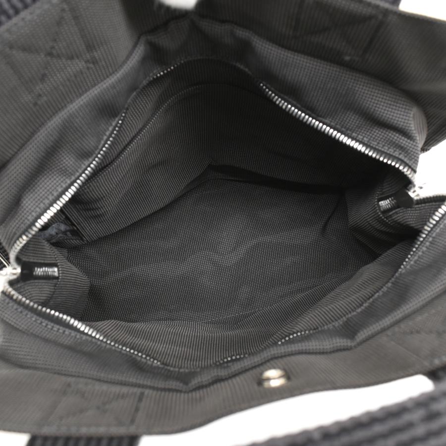新品同様 エルメス サックアドMM トート リュックサック エールライン ポリアミドキャンバス グレー HERMES Ad MM | エールライン | 07