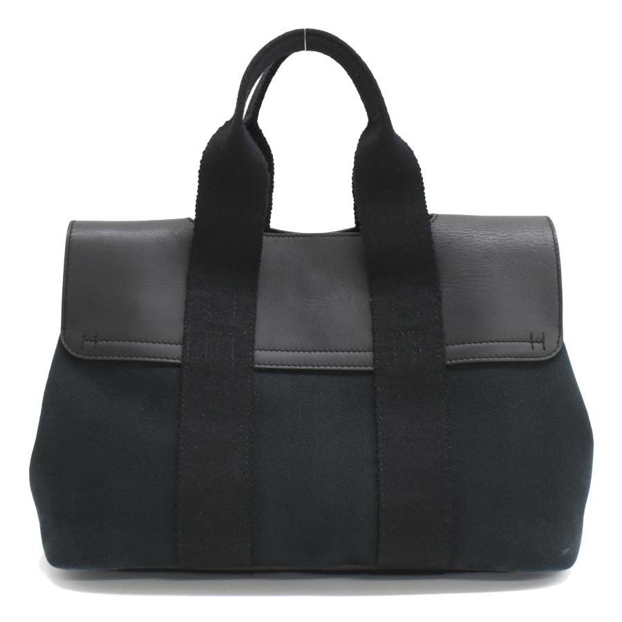 HERMES エルメス ヴァルパライソPM ブラック HERMES（エルメス） ヴァルパライソPM ハンドバッグ トワルシェブロン