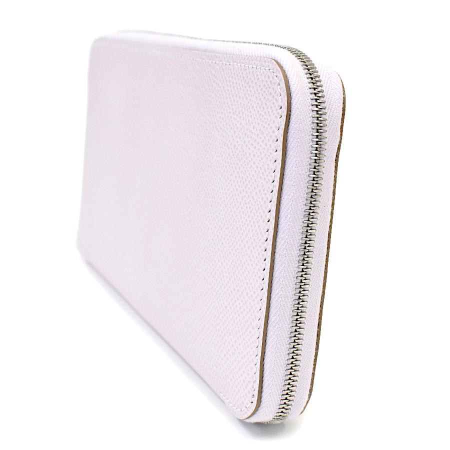エルメス アザップ ロング シルクイン モーヴペール ヴォーエプソン U刻印 Azap 未使用品 エルメス アザップ シルクイン ロング 長財布 U