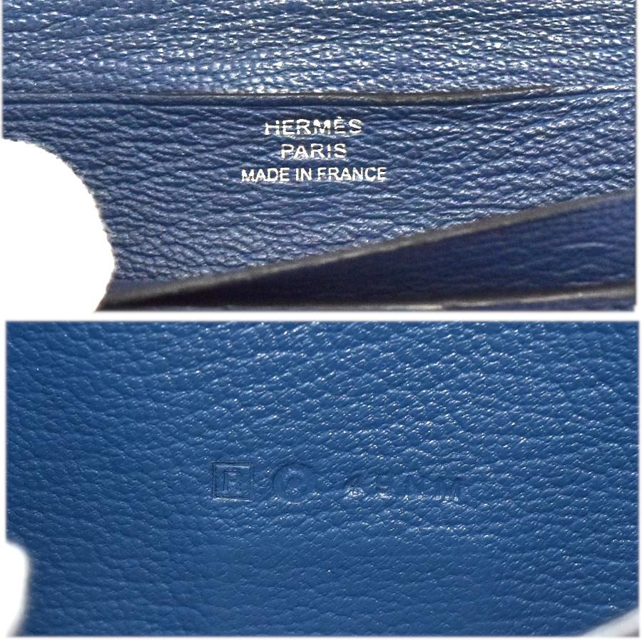 HERMES（エルメス） 二つ折り長財布 ベアンスフレ オーストリッチ ユニ