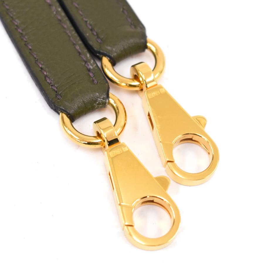 HERMES 1点限定 エルメス ショルダーストラップ レザー ダーク HERMES 1点限定 エルメス ショルダーストラップ レザー ダーク