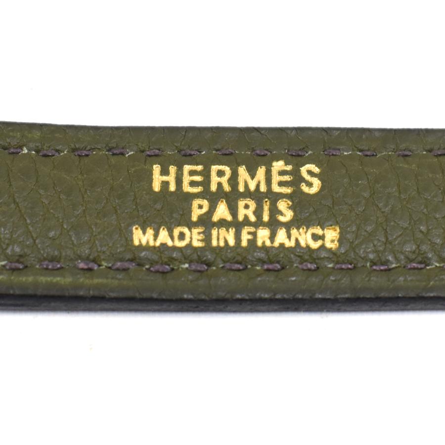 HERMES 1点限定 エルメス ショルダーストラップ レザー ダーク HERMES 1点限定 エルメス ショルダーストラップ レザー ダーク