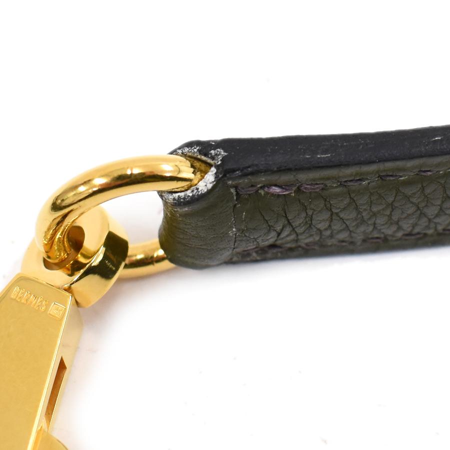 HERMES 1点限定 エルメス ショルダーストラップ レザー ダーク HERMES 1点限定 エルメス ショルダーストラップ レザー ダーク