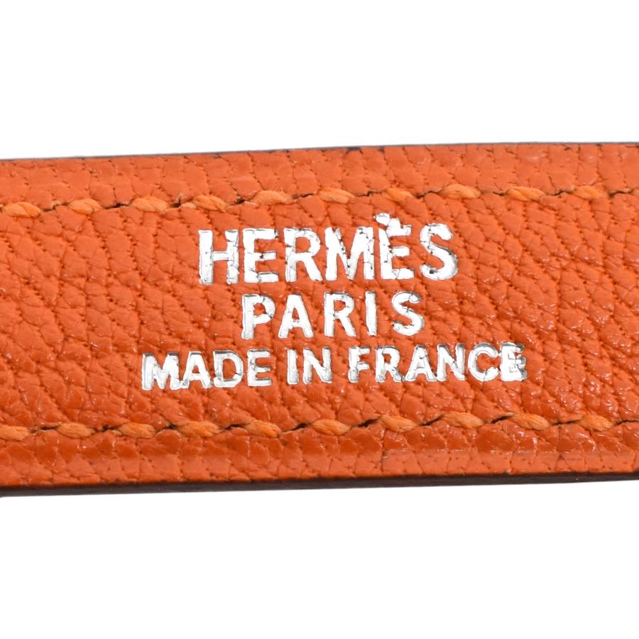 銀座本店購入エルメス　ストラップ　2004限定　ストラップ　オレンジ　帯飾りにも 中古・古着通販】HERMES (エルメス) セリエ ネックストラップ オレンジ