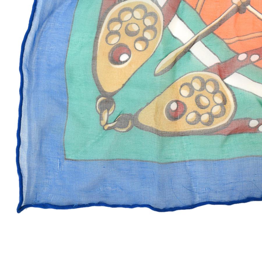 HERMES（エルメス） カレ140 スカーフ 大判 SPINNAKER ヨット柄 シルク