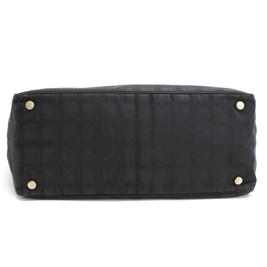 ニュートラベルライン シャネル トートバッグ ナイロン ブラック