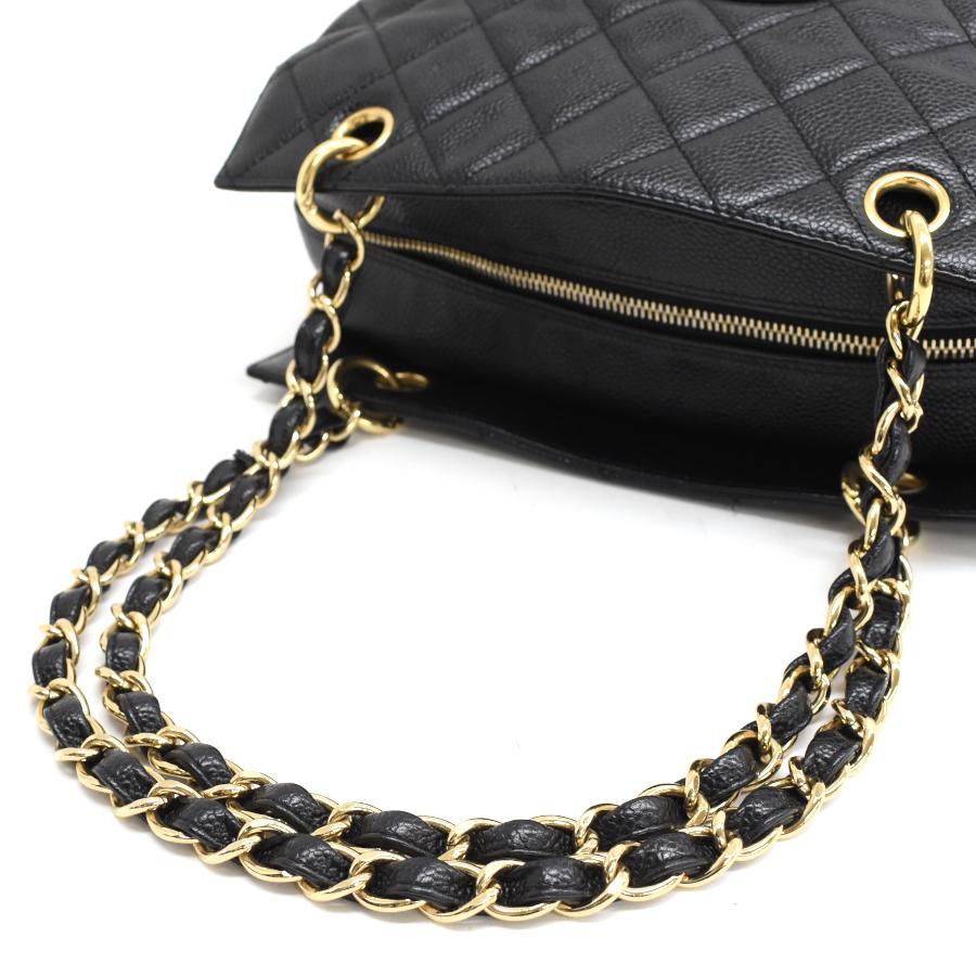 キャビアスキン シャネル PTT プチタイムレストート バッグ A18004