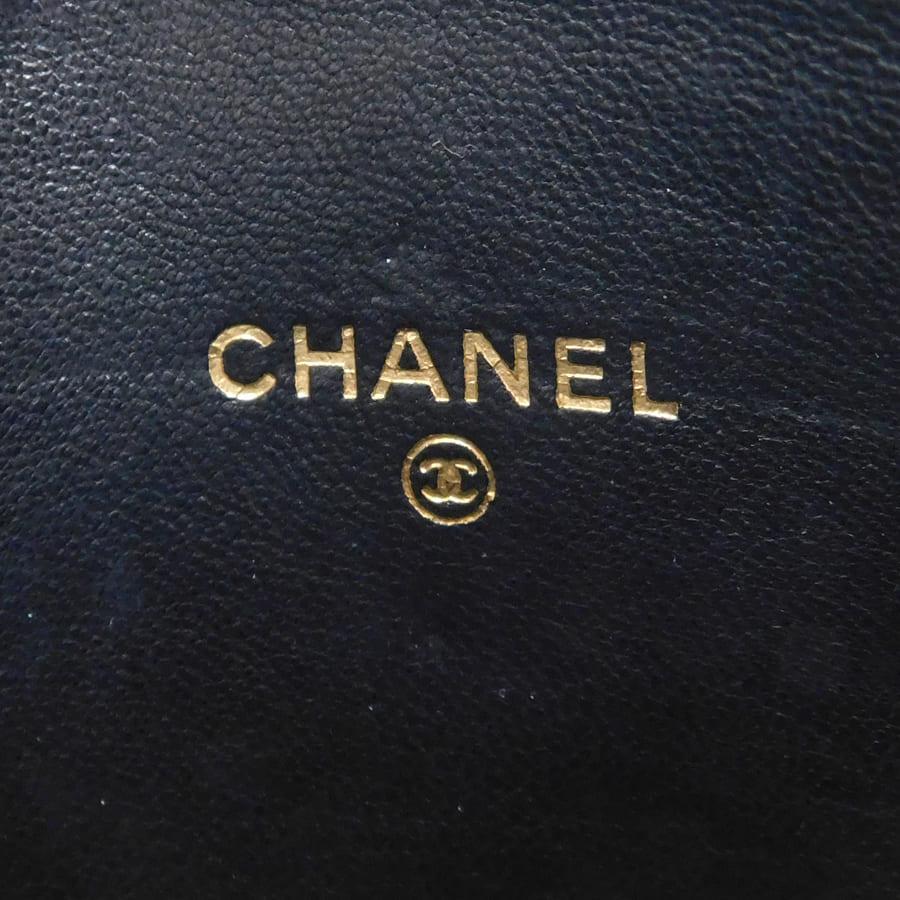 CHANEL シャネル ビコローレ カードケース ブラック系