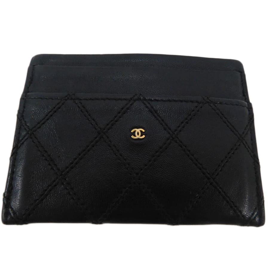 シャネル　ビコローレ　マトラッセ　ブラック シャネル ビコローレ マトラッセ ココマーク カーフ 長財布