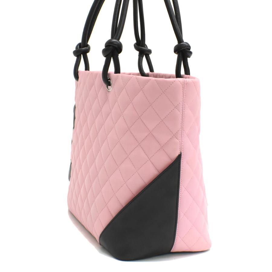 CAMBON シャネル カンボンライン ラージ トートバッグ ショルダー