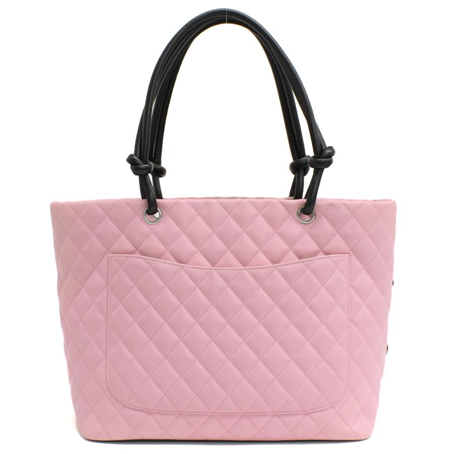 CAMBON シャネル カンボンライン ラージ トートバッグ ショルダー