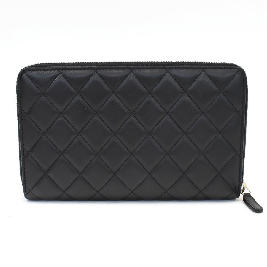 マトラッセ シャネル オーガナイザー 長財布 A48982 ラムスキン レザー