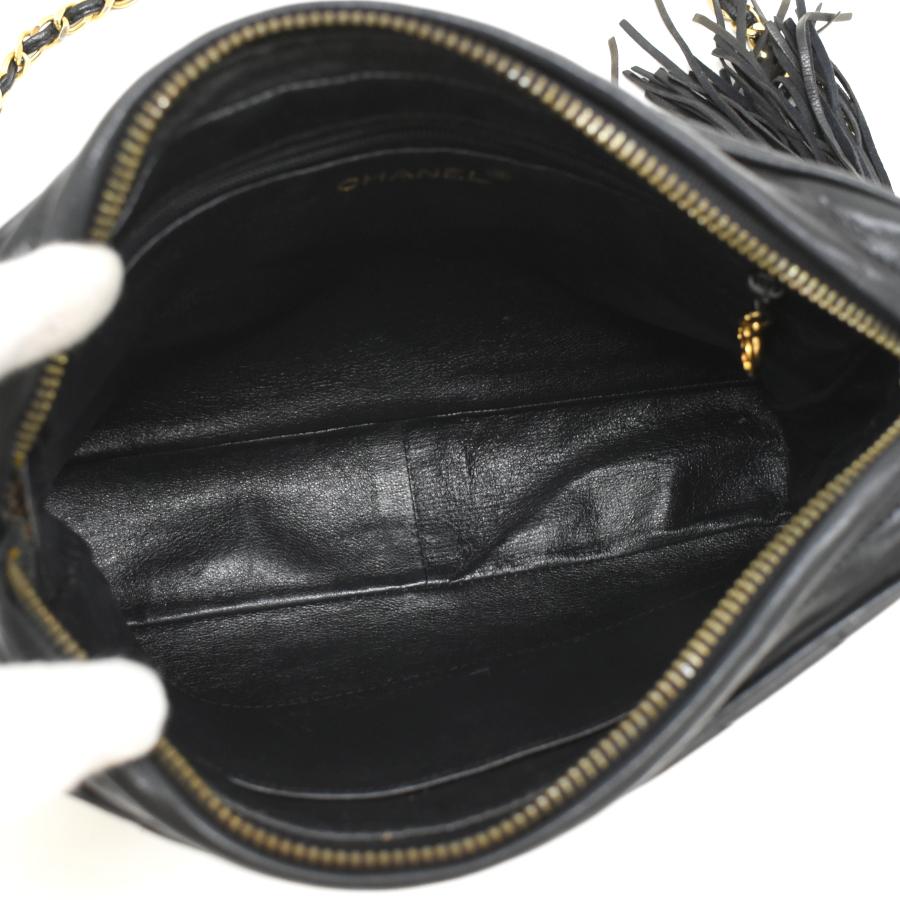 CHANEL（シャネル） ダイヤステッチ タッセル チェーン ショルダー