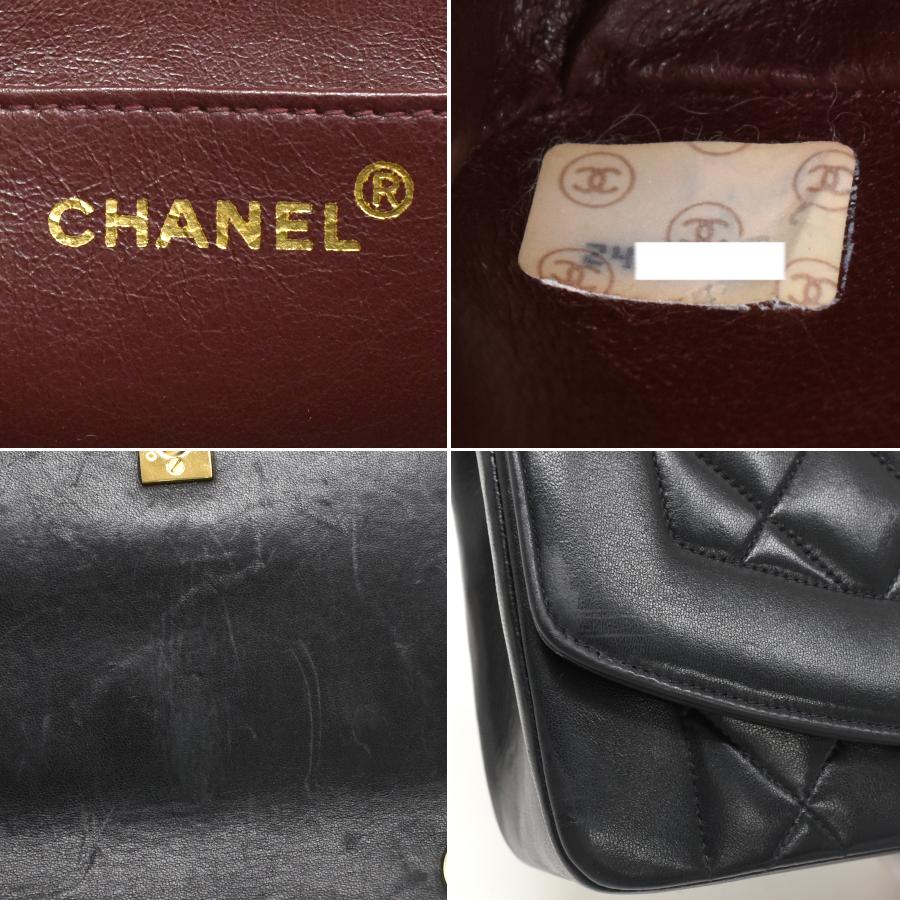 シャネル　CHANEL マトラッセダイアナフラップ　ラムスキン CHANEL マトラッセ 23 ダイアナフラップ シングルフラップシングル