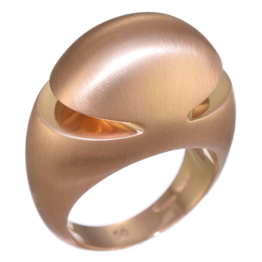 BVLGARI（ブルガリ） 新品同様 カボション リング 指輪 K18ピンク
