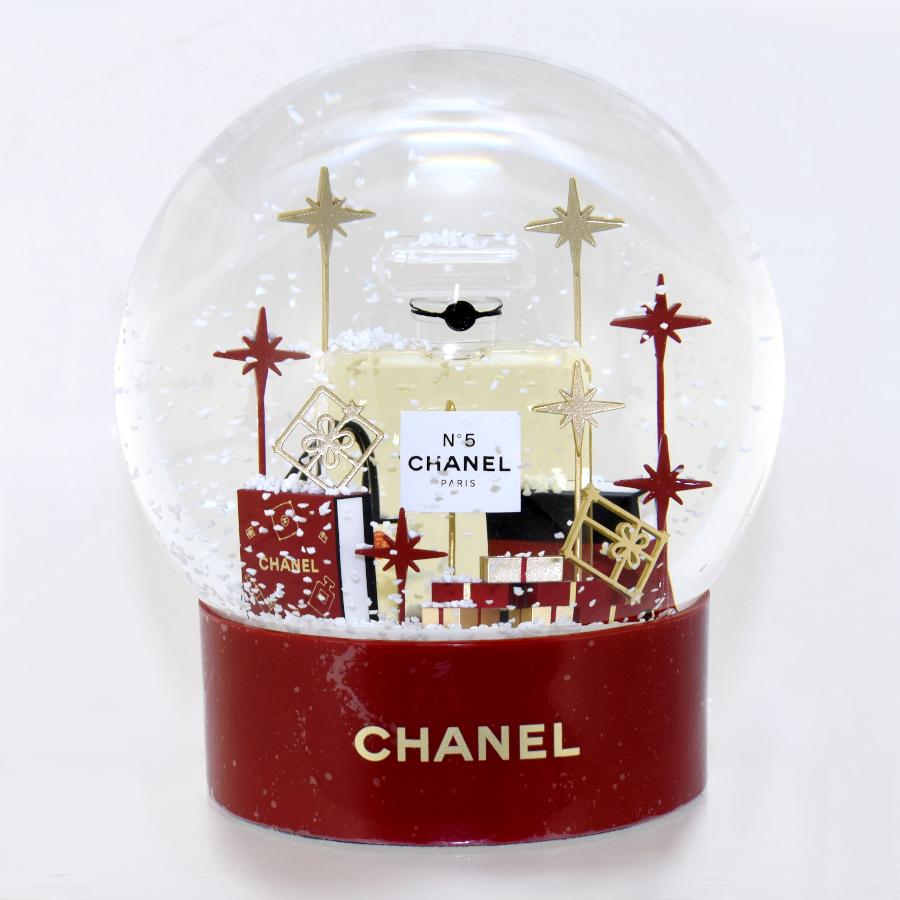 CHANEL 未使用品 シャネル スノードーム 2022 ノベルティ レッドカラー 