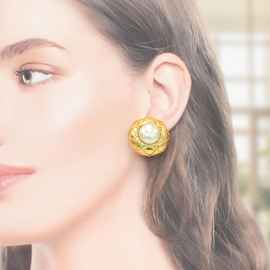 CHANEL（シャネル） イヤリング フェイクパール GP ゴールド