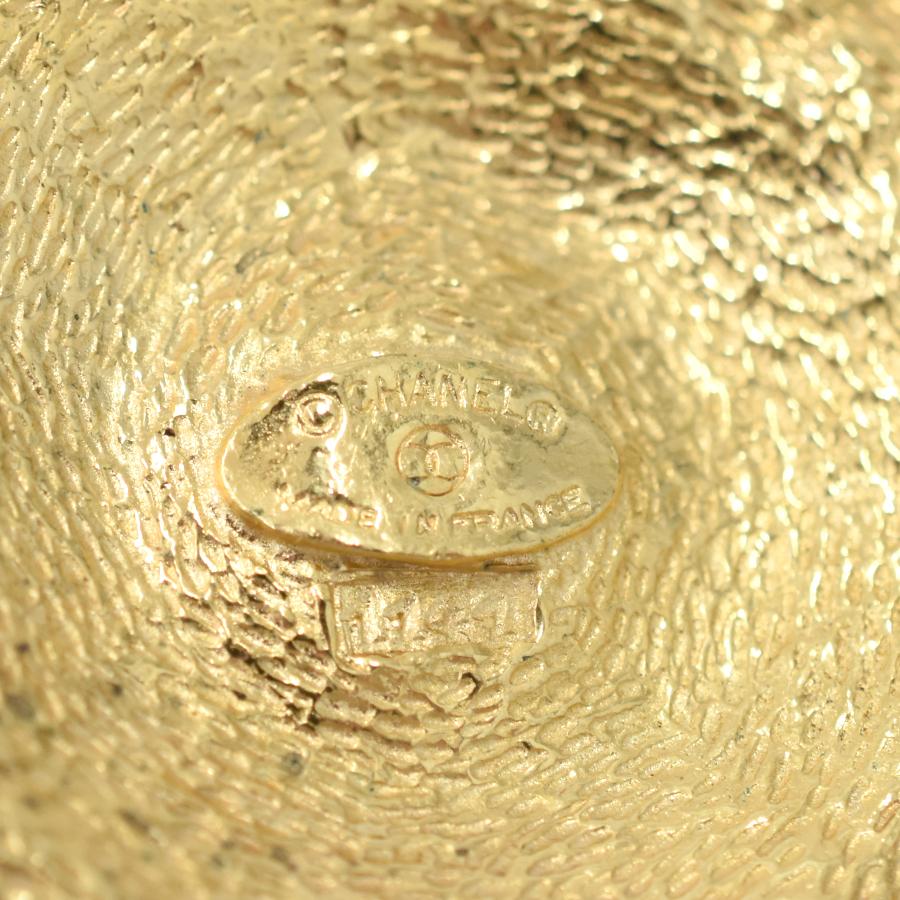 CHANEL シャネル ブローチ フラワーモチーフ フェイクパール GP